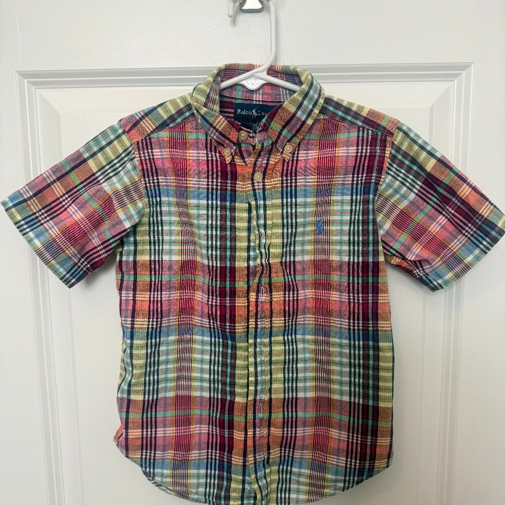 Boys Polo Ralph Lauren Short Sleeved Button down 4T
